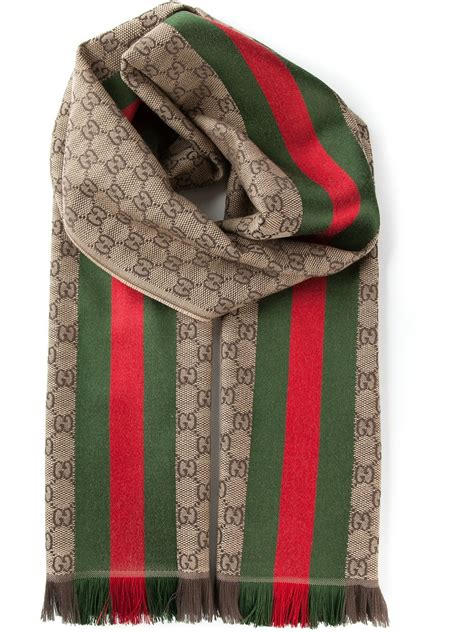 how to wear a gucci scarf male|handkerchief Gucci.